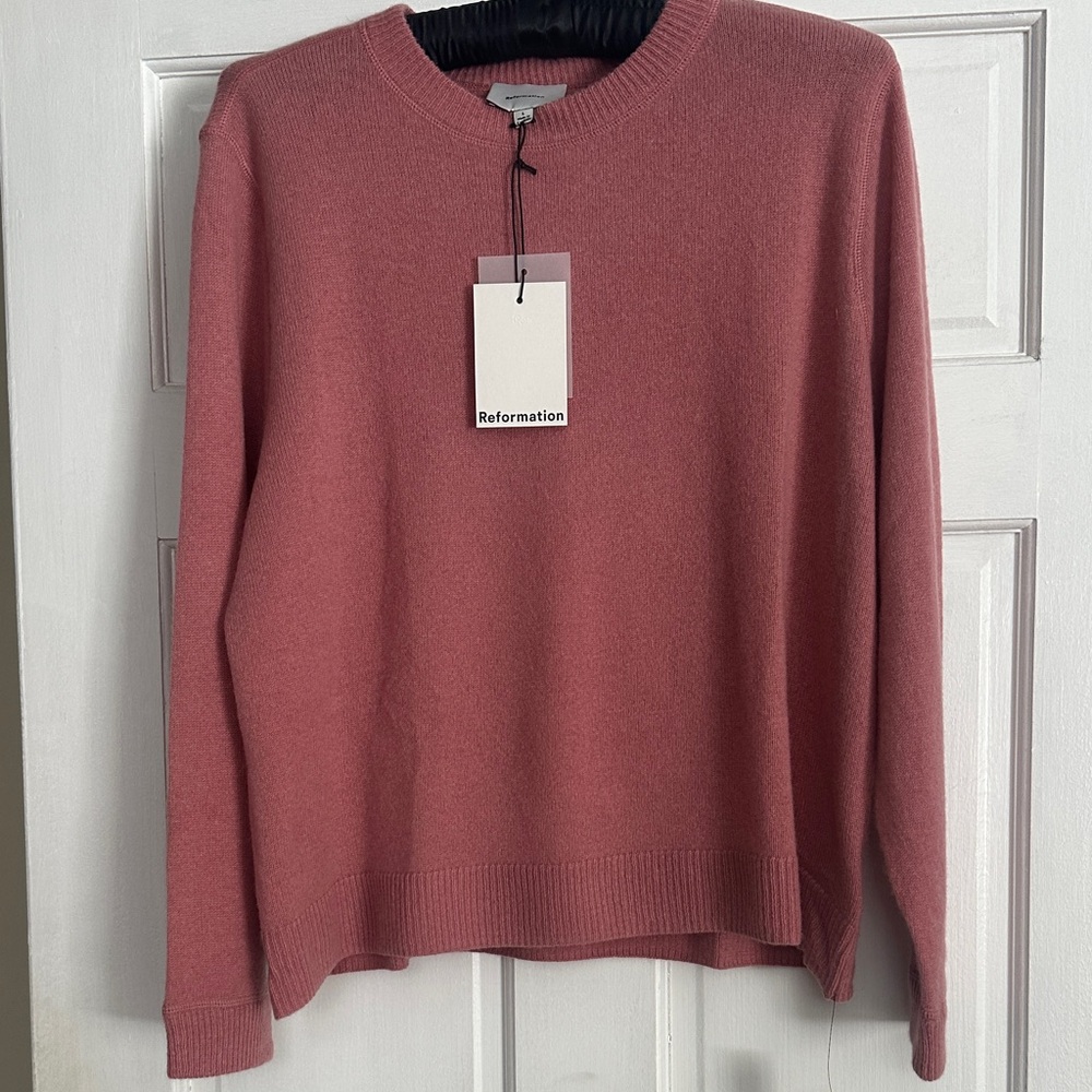 Reformation cashmere boyfriend sweater
